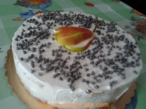 Torta ricotta e pere .2
